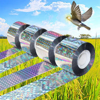 Reflective Bird Scare Tape - Double-Sided Anti-Bird Repellent for Fields & Orchards 1