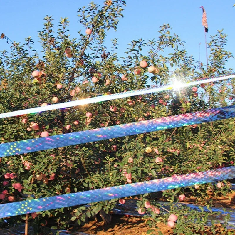Reflective Bird Scare Tape - Double-Sided Anti-Bird Repellent for Fields & Orchards 4