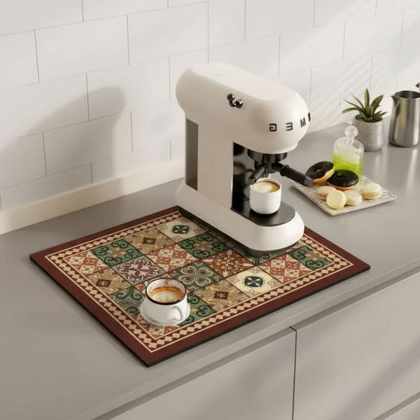 TILEDRIP – Retro-Kaffeetropfen-Schutzmatte