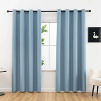 DARKLUX - Modern 100% blackout curtains with thermal coated lining for privacy and comfort