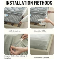 BEDGRIPORA – Hidden Bed Sheet Holders for a Smooth Sleeping Surface