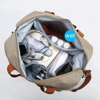 VENTROVE - Gym Bag with Shoe Compartment