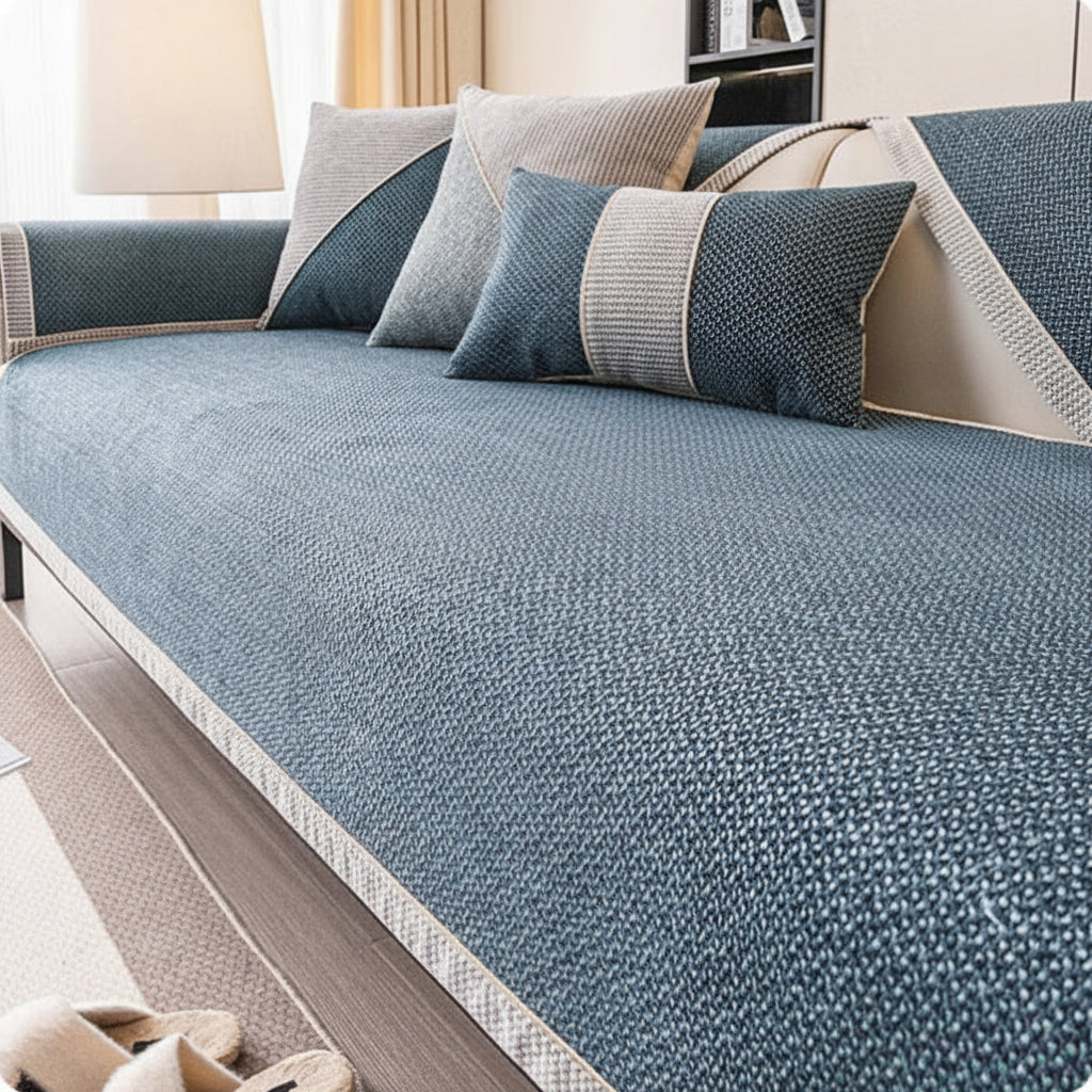 COMFICOVER – Plaid antidérapant pour canapé, protection élégante du mobilier