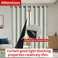DARKLUX - Modern 100% blackout curtains with thermal coated lining for privacy and comfort