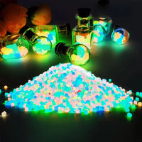 GLOWMORA – Luminous Decorative Sand for Garden and Aquarium Styling