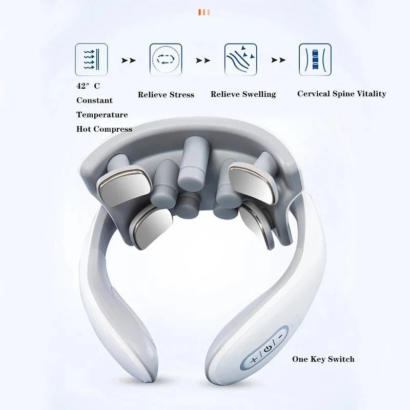 THERMORA – Heated Neck Massager for Everyday Comfort & Relief