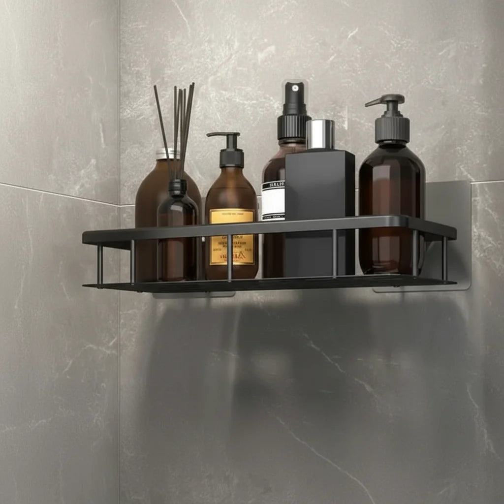 BATHEDGE – Drill-Free Bathroom Shelf for Modern and Organized Spaces