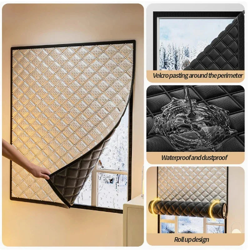 INSULACOVE - Thermal insulated window curtains for energy efficiency, privacy, and all-season comfort
