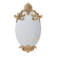 OVALISSA – Espelho de Parede Oval Ornamentado para uma Decoração Elegante e Marcante