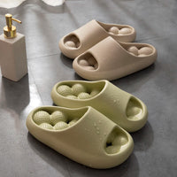 SOFTWAVE – Breathable Indoor Slippers with Massage Cushion Support
