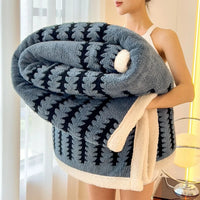 COZYGEO – Geometric Throw Blanket for Warmth and Everyday Comfort