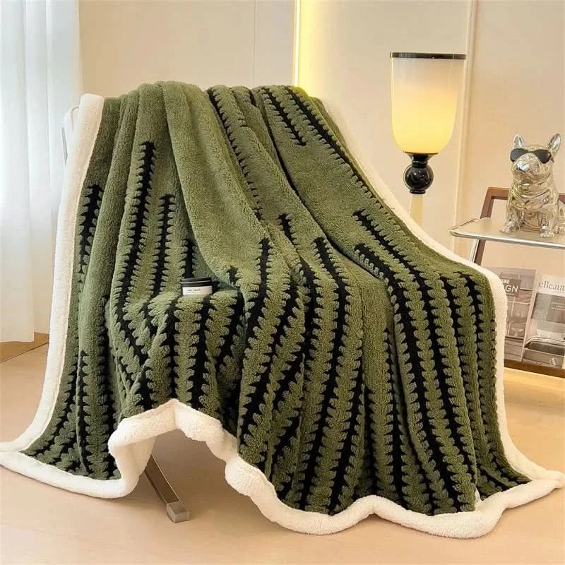 COZYGEO – Geometric Throw Blanket for Warmth and Everyday Comfort