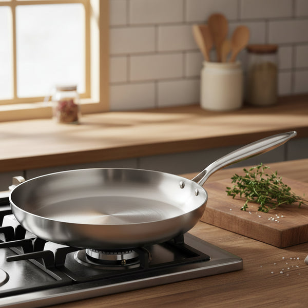 KAVORA – 304 Stainless Steel Frying Pan