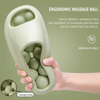 SOFTWAVE – Breathable Indoor Slippers with Massage Cushion Support