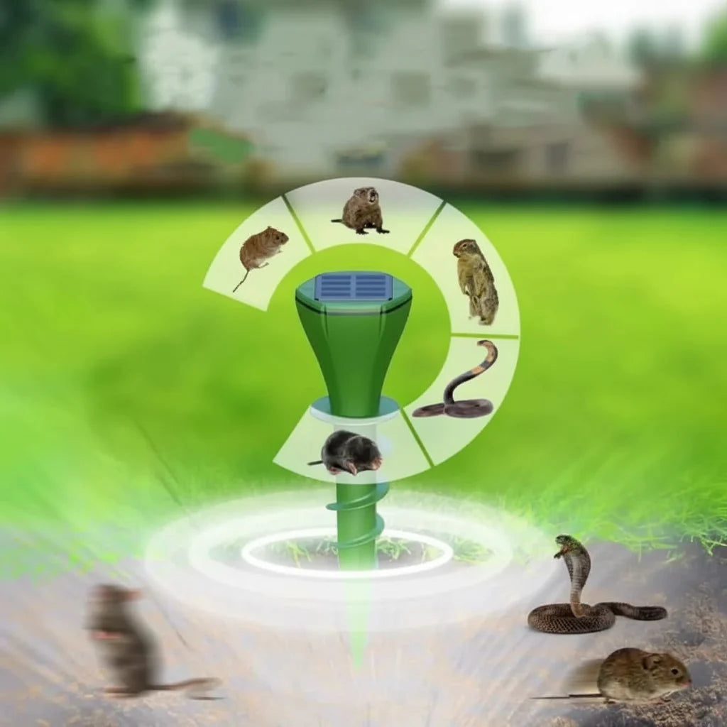 SOLARVIBEX – Mole Repellent Stake