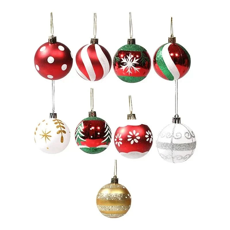 SNOWJEWEL – Christmas Table Bauble Set for Graceful Seasonal Decor