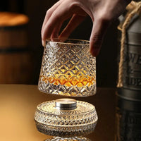 VORTEXA – Spinning Whisky Glass for Modern Bar and Lounge Style