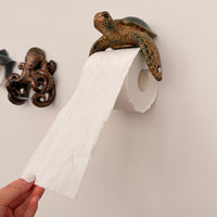 CORALKEEP – Suporte de papel higiénico Guardião do Oceano para um toque costeiro divertido