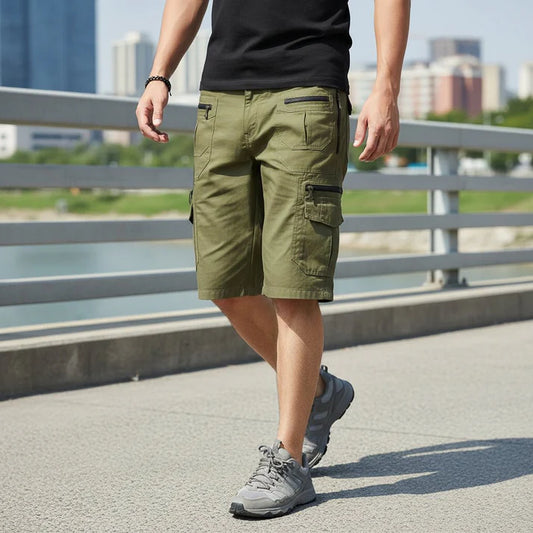 FIELDORA – Men's Utility Shorts for Outdoor Comfort & Storage