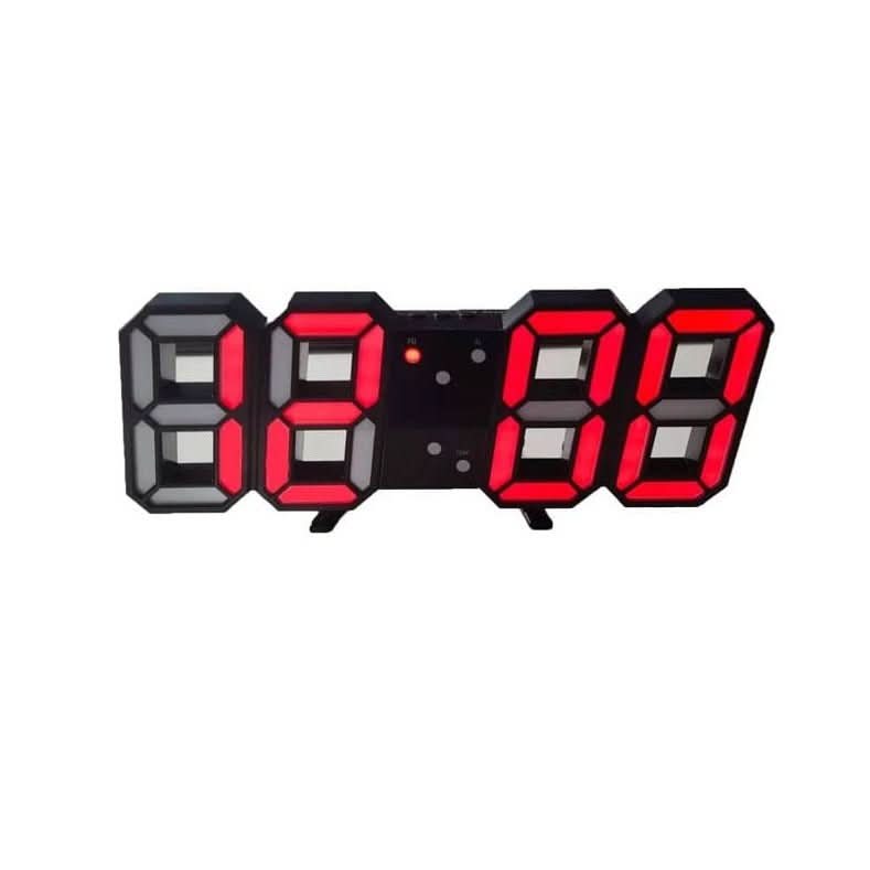DIGILORA – Orologio da parete LED 3D per un'atmosfera d'interni audace