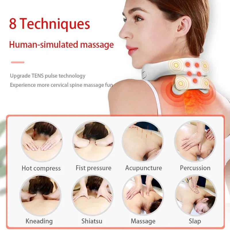 THERMORA – Heated Neck Massager for Everyday Comfort & Relief