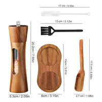 GRINDBELLE – Salz- und Pfeffermühle mit Sichtfenster für elegante Mahlzeiten