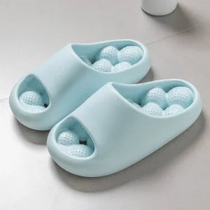 SOFTWAVE – Breathable Indoor Slippers with Massage Cushion Support