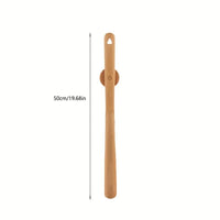 WOODSTEPPER – Wooden Shoe Horn – 50 cm ergonomic long-handle shoe helper designed for effortless, no-bend shoe wearing and daily comfort