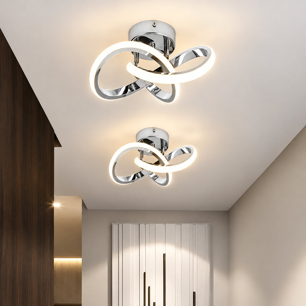 CLOVERA – Lámpara de techo LED con diseño de trébol para una iluminación interior elegante