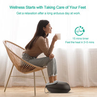 RELAXORA – Heated Shiatsu Foot Massager for Deep Kneading Relief