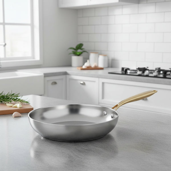 SAVORSTEEL – Stainless Steel Pan for Confident Kitchen Prep