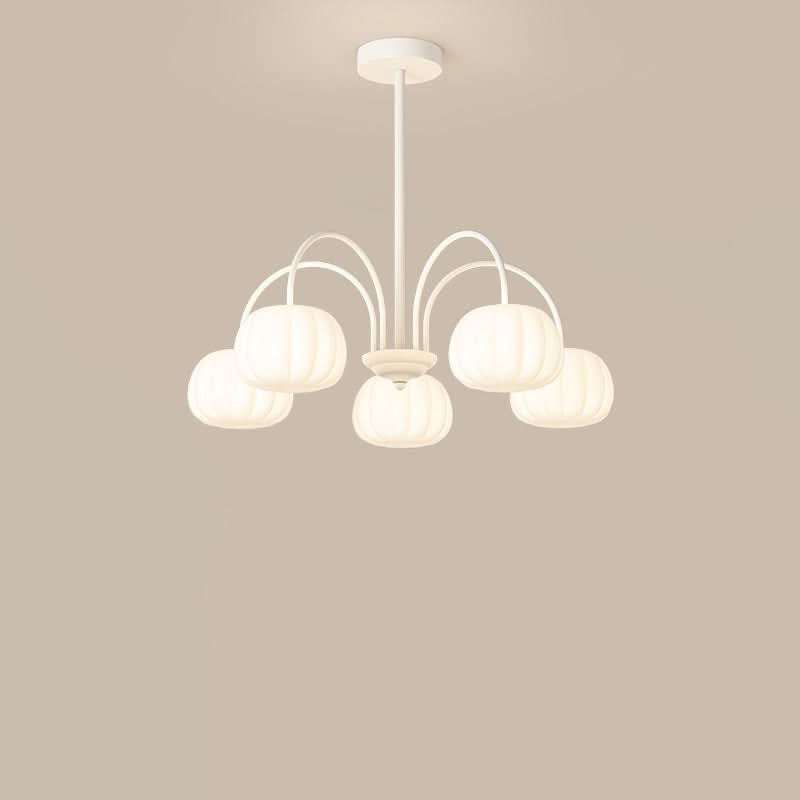 AUTUMNARBOR – Branch Chandelier with Playful Pumpkin Glow