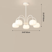 AUTUMNARBOR – Branch Chandelier with Playful Pumpkin Glow
