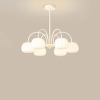 AUTUMNARBOR – Branch Chandelier with Playful Pumpkin Glow