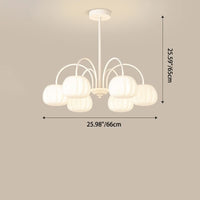 AUTUMNARBOR – Branch Chandelier with Playful Pumpkin Glow
