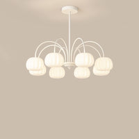 AUTUMNARBOR – Branch Chandelier with Playful Pumpkin Glow