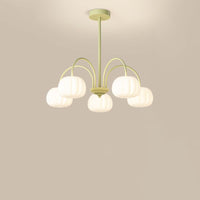 AUTUMNARBOR – Branch Chandelier with Playful Pumpkin Glow