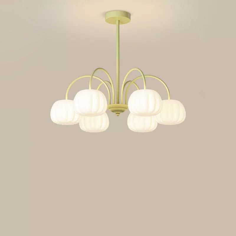 AUTUMNARBOR – Branch Chandelier with Playful Pumpkin Glow