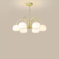 AUTUMNARBOR – Branch Chandelier with Playful Pumpkin Glow