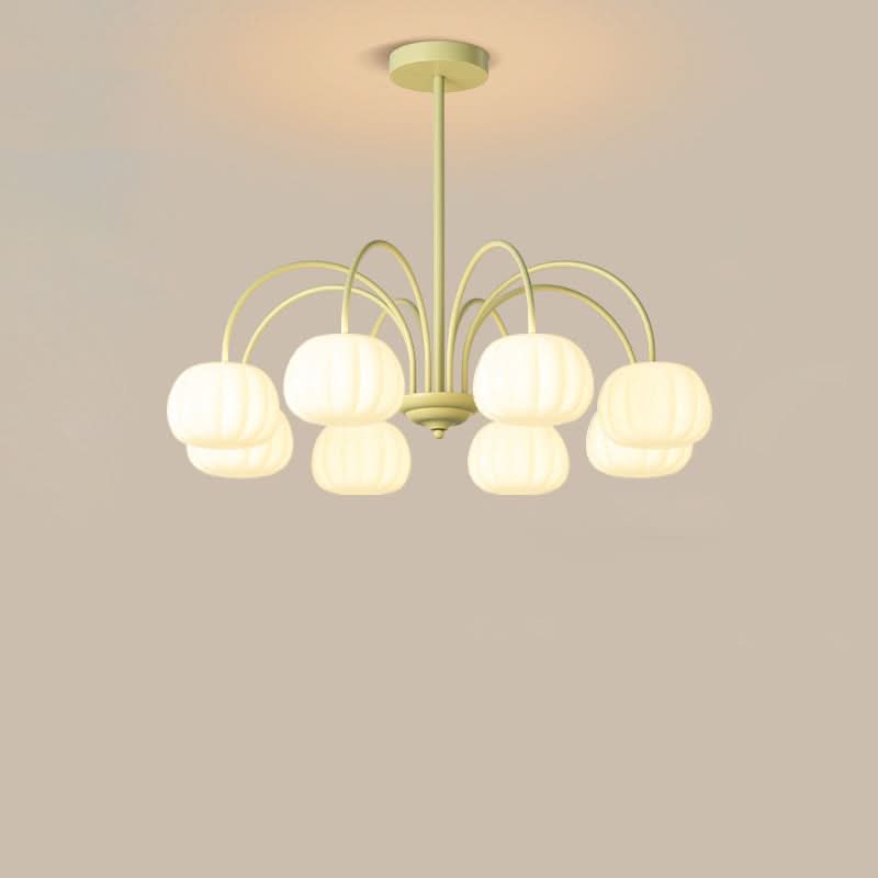 AUTUMNARBOR – Branch Chandelier with Playful Pumpkin Glow