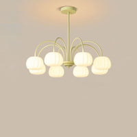AUTUMNARBOR – Branch Chandelier with Playful Pumpkin Glow