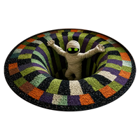 VOIDSPIRA – 3D Vortex Halloween Rug with Haunting Depth