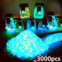 GLOWMORA – Luminous Decorative Sand for Garden and Aquarium Styling