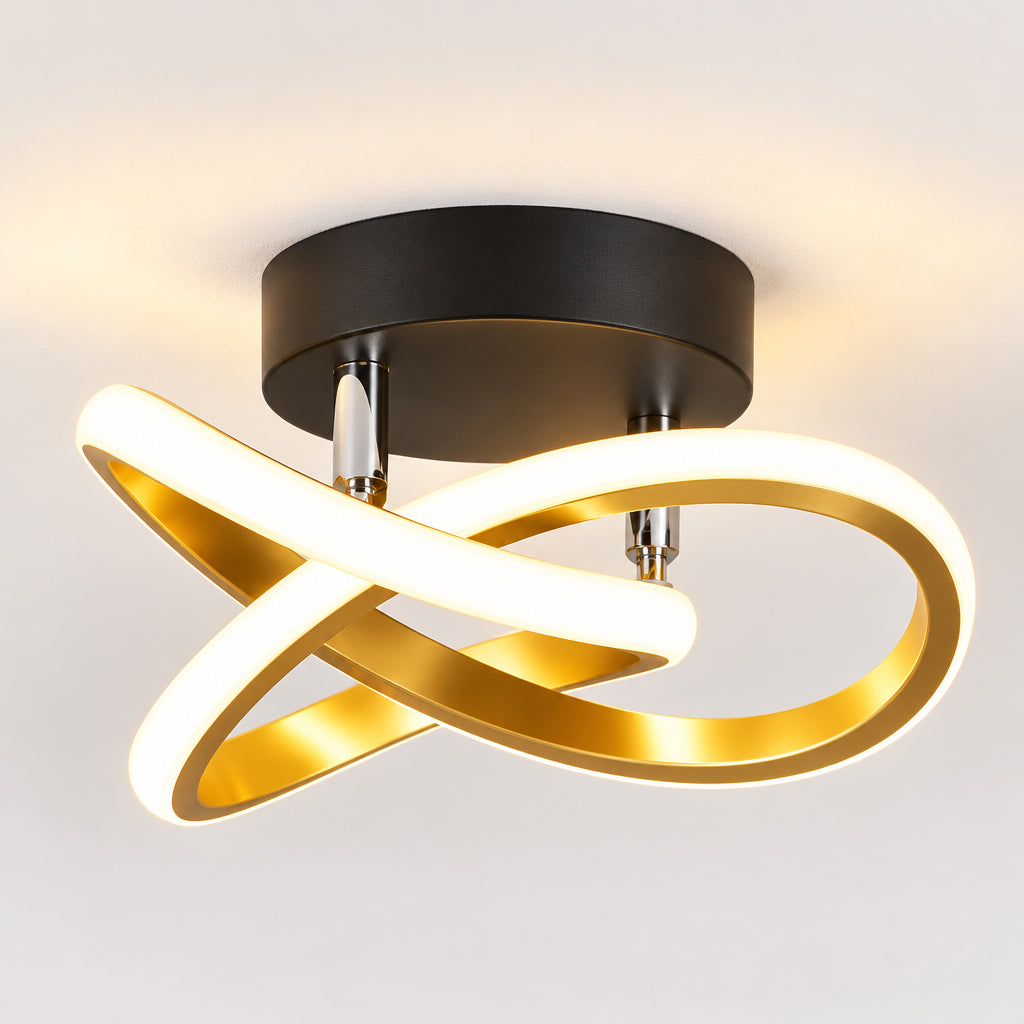 CLOVERA – Lámpara de techo LED con diseño de trébol para una iluminación interior elegante