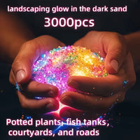 GLOWMORA – Luminous Decorative Sand for Garden and Aquarium Styling