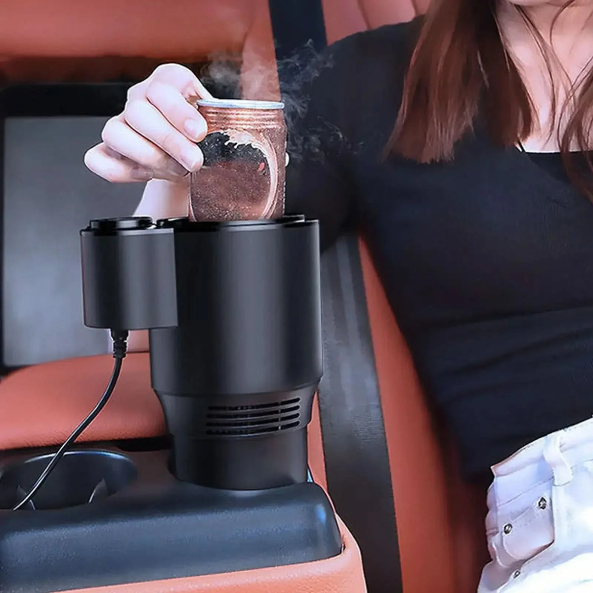 ROADCLIMA – Portabicchieri per auto per bevande calde e fredde in tutta comodità