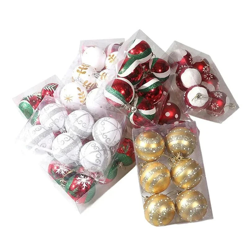 SNOWJEWEL – Christmas Table Bauble Set for Graceful Seasonal Decor