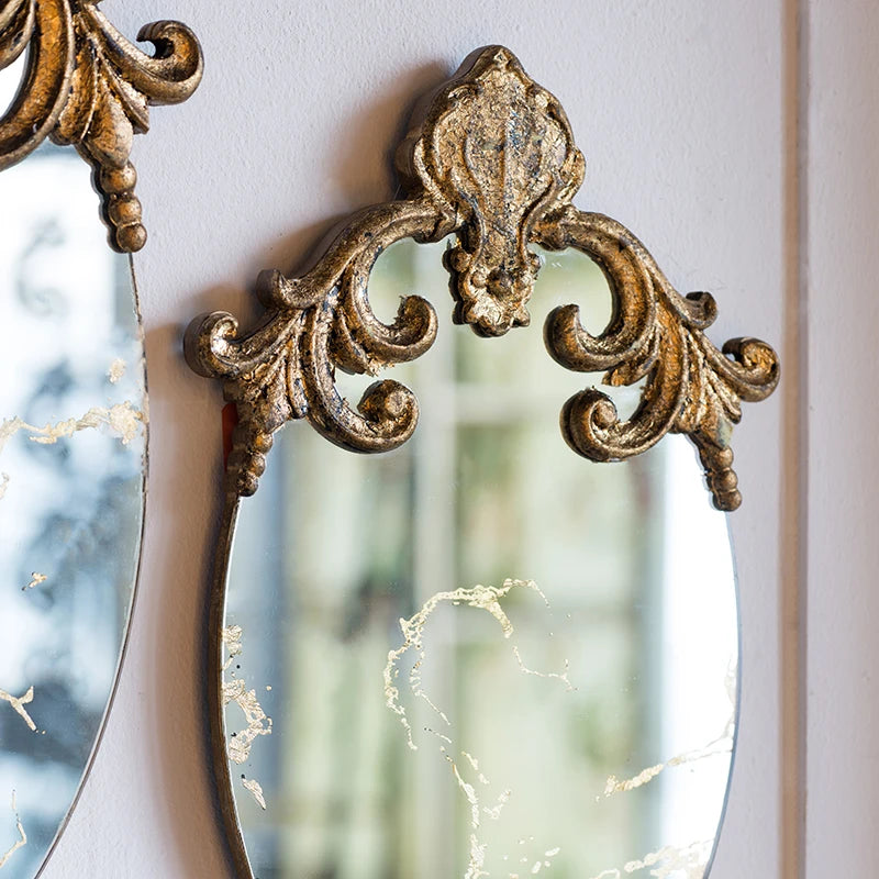 OVALISSA – Espelho de Parede Oval Ornamentado para uma Decoração Elegante e Marcante