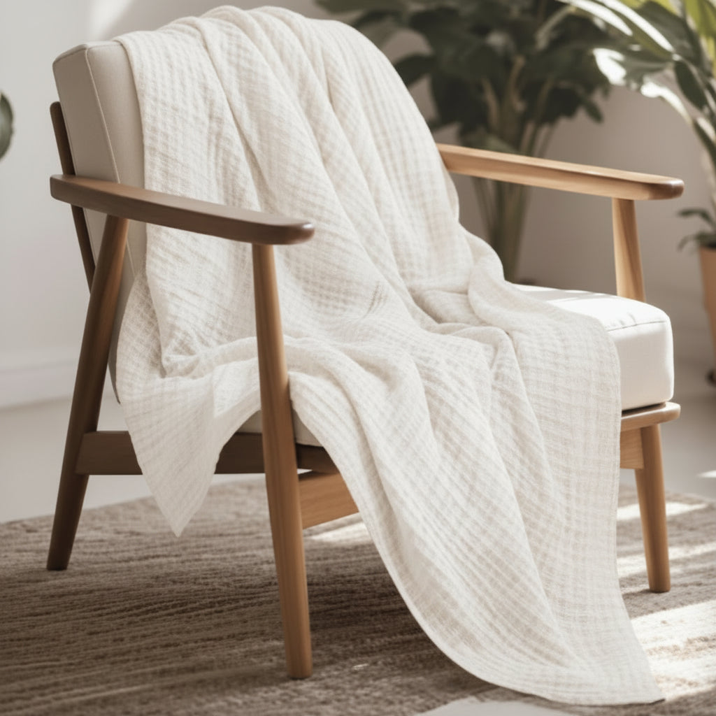 DREAMFLOW – Airy Everyday Blanket for Cozy Home Relaxation