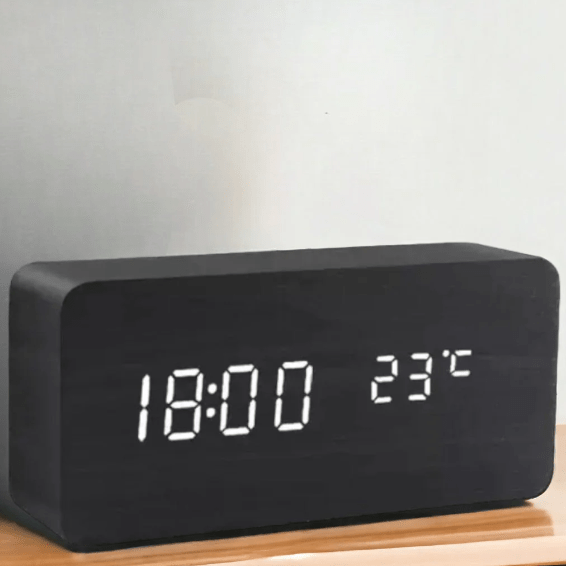 WOODSENSE – Voice Control Wooden Clock Display